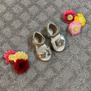 Falcotto Girls Silver Sandals